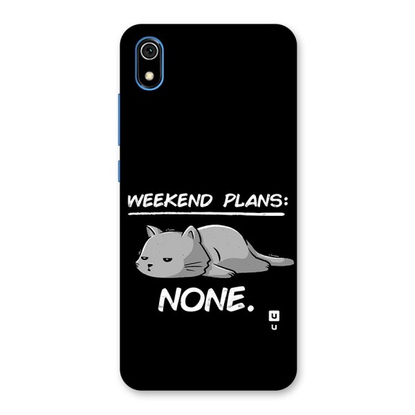 Weekend Plans None Back Case for Redmi 7A