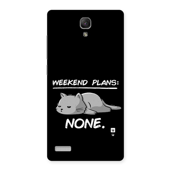 Weekend Plans None Back Case for Redmi Note