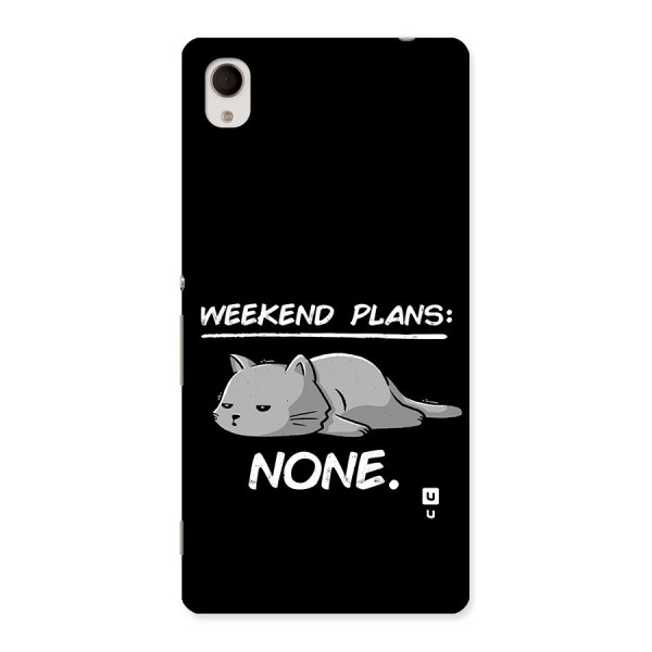 Weekend Plans None Back Case for Xperia M4