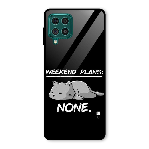 Weekend Plans None Glass Back Case for Galaxy F62