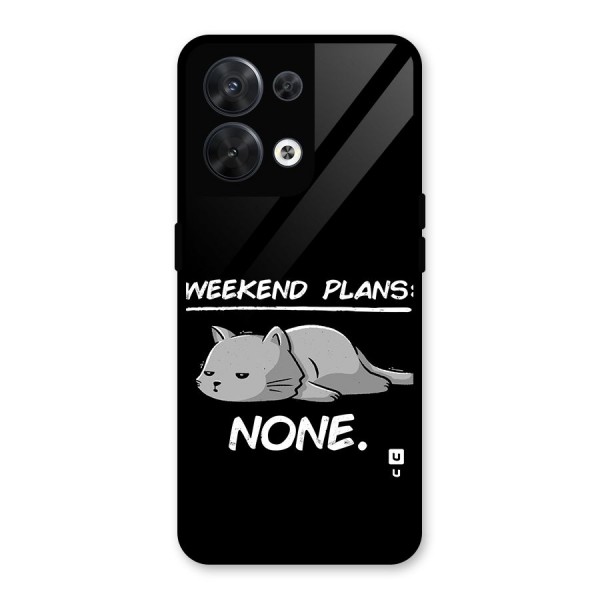 Weekend Plans None Glass Back Case for Oppo Reno8 5G