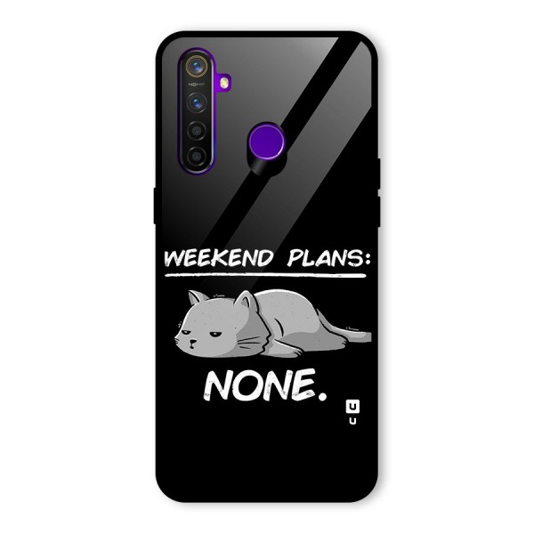 Weekend Plans None Glass Back Case for Realme 5 Pro