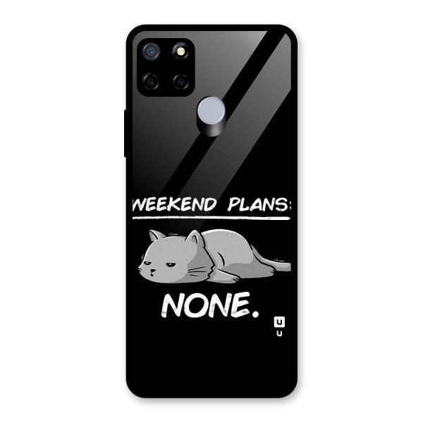 Weekend Plans None Glass Back Case for Realme Narzo 20