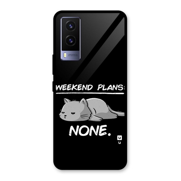 Weekend Plans None Glass Back Case for Vivo V21e 5G