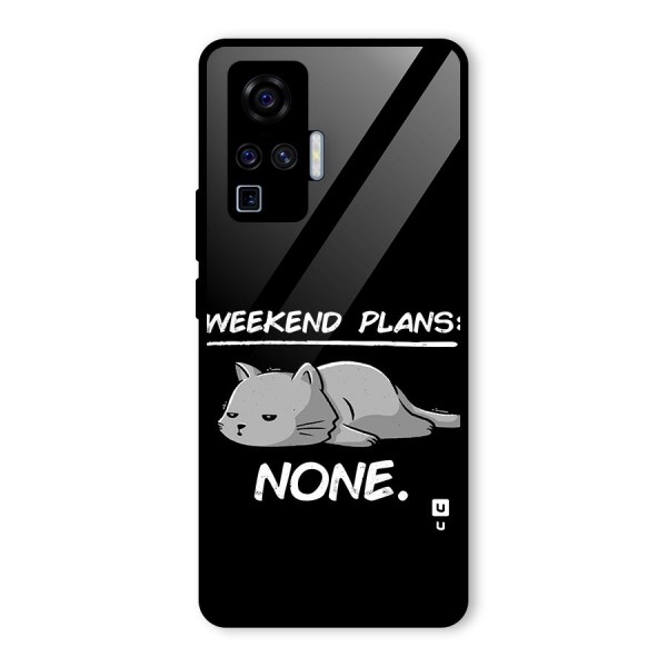 Weekend Plans None Glass Back Case for Vivo X50 Pro