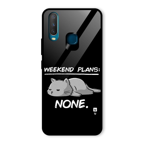 Weekend Plans None Glass Back Case for Vivo Y15