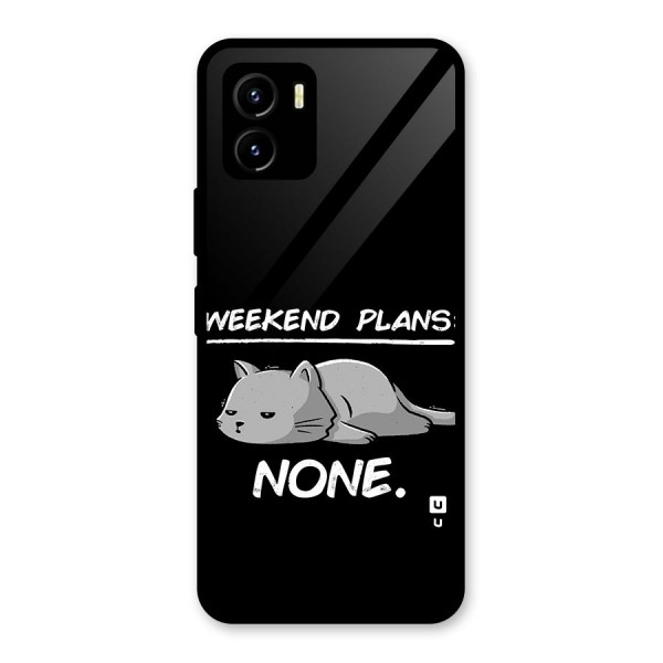 Weekend Plans None Glass Back Case for Vivo Y15s