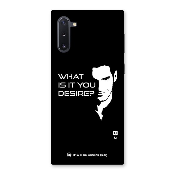 What Do You Desire Back Case for Galaxy Note 10