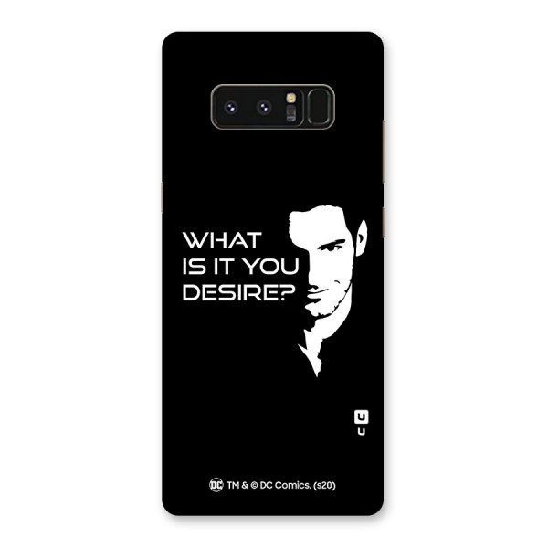 What Do You Desire Back Case for Galaxy Note 8