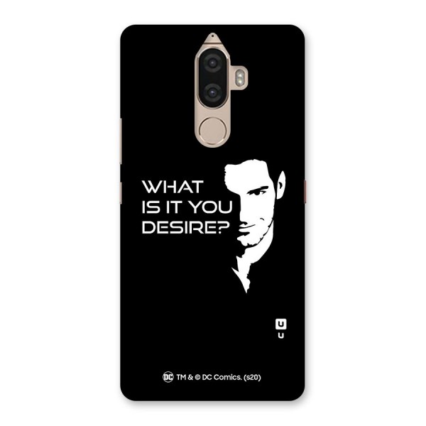 What Do You Desire Back Case for Lenovo K8 Note