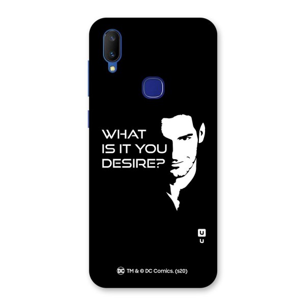 What Do You Desire Back Case for Vivo V11