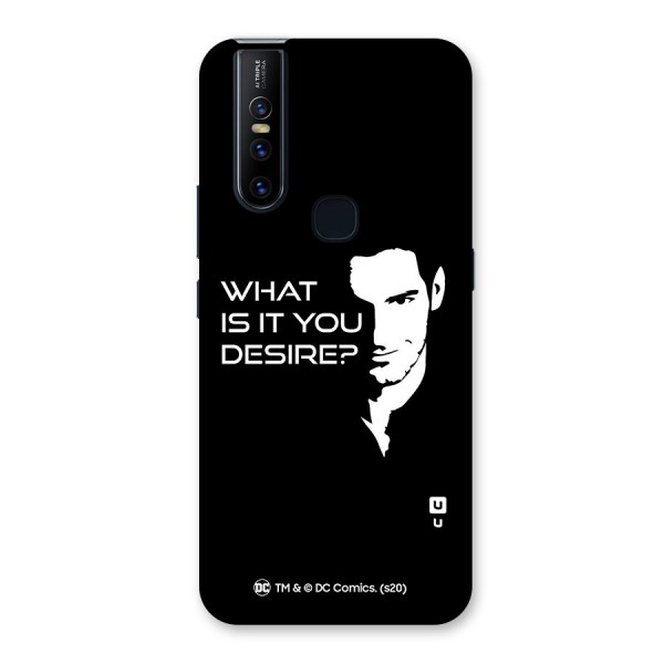 What Do You Desire Back Case for Vivo V15