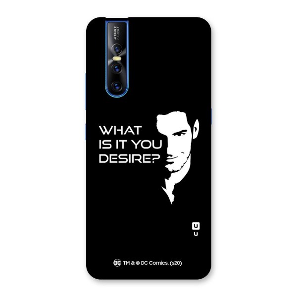 What Do You Desire Back Case for Vivo V15 Pro