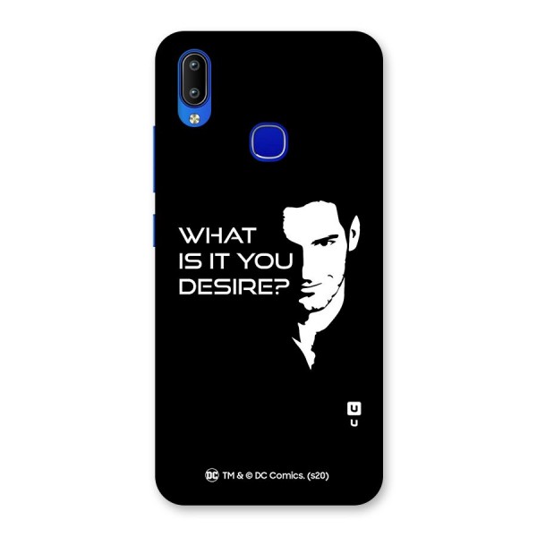 What Do You Desire Back Case for Vivo Y91