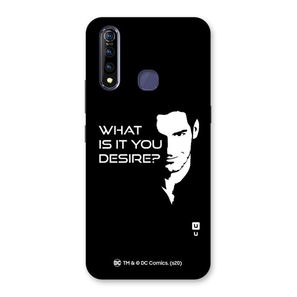 What Do You Desire Back Case for Vivo Z1 Pro