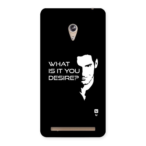 What Do You Desire Back Case for Zenfone 6