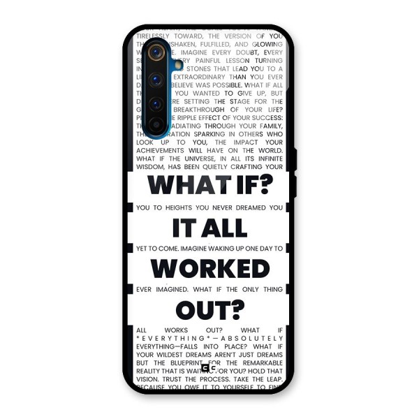 What If Glass Back Case for Realme 6 Pro