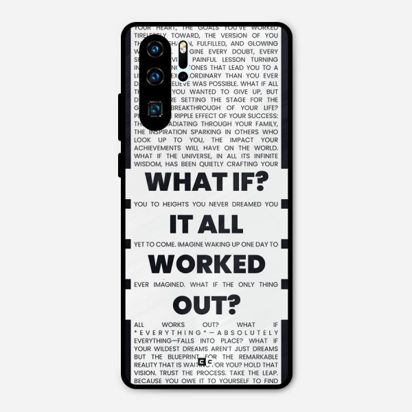 What If Metal Back Case for Huawei P30 Pro