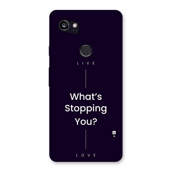 What Stopping You Back Case for Google Pixel 2 XL