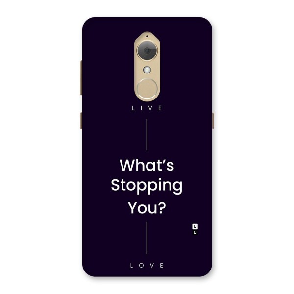 What Stopping You Back Case for Lenovo K8