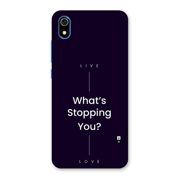 What Stopping You Back Case for Redmi 7A