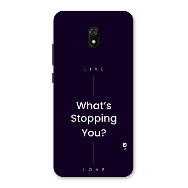 What Stopping You Back Case for Redmi 8A