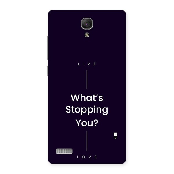 What Stopping You Back Case for Redmi Note