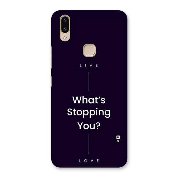 What Stopping You Back Case for Vivo V9