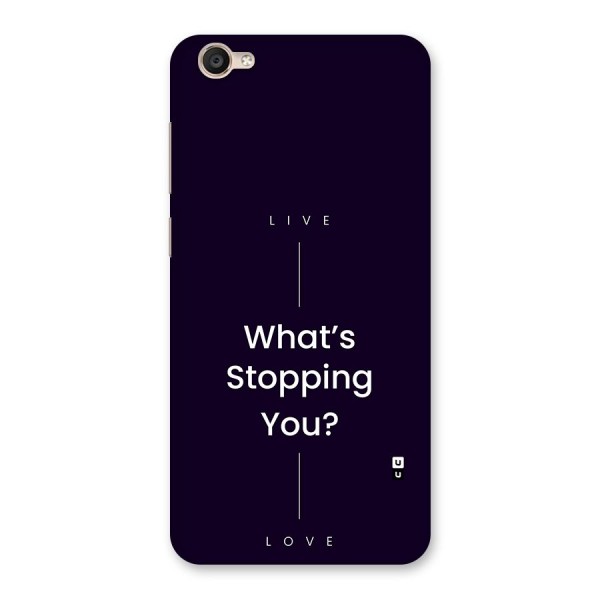 What Stopping You Back Case for Vivo Y55