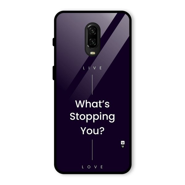 What Stopping You Glass Back Case for OnePlus 6T