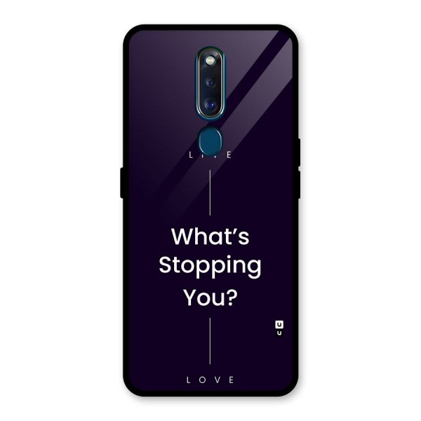 What Stopping You Glass Back Case for Oppo F11 Pro