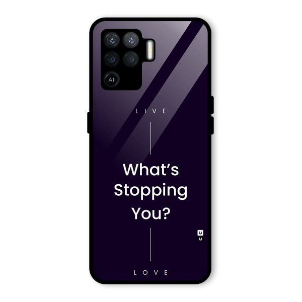 What Stopping You Glass Back Case for Oppo F19 Pro