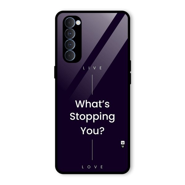 What Stopping You Glass Back Case for Oppo Reno4 Pro