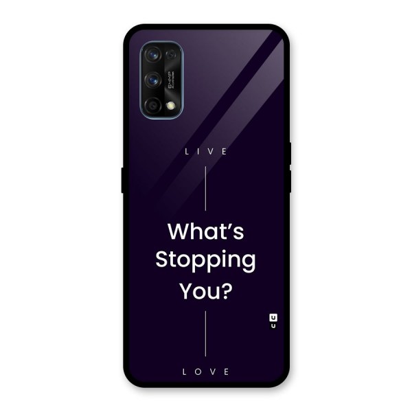 What Stopping You Glass Back Case for Realme 7 Pro