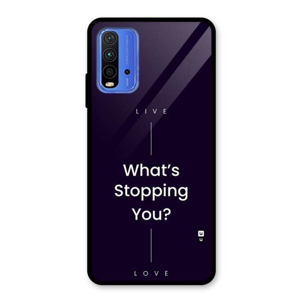 What Stopping You Glass Back Case for Redmi 9 Power