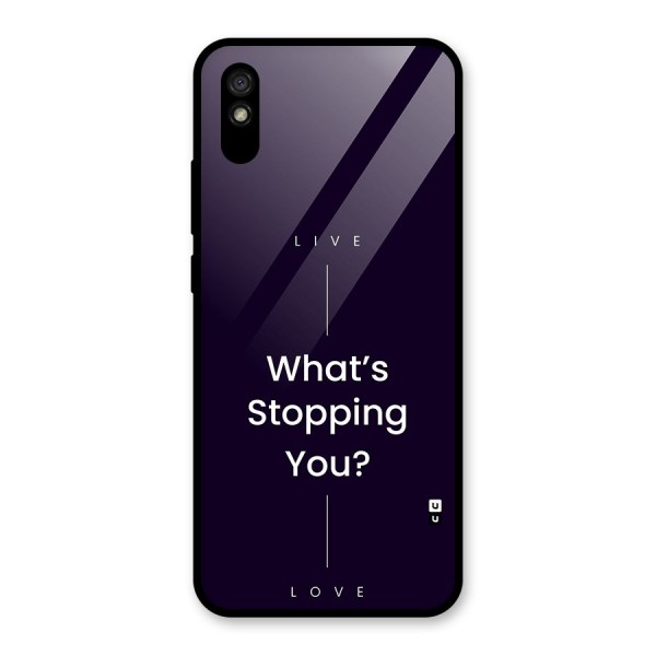 What Stopping You Glass Back Case for Redmi 9i