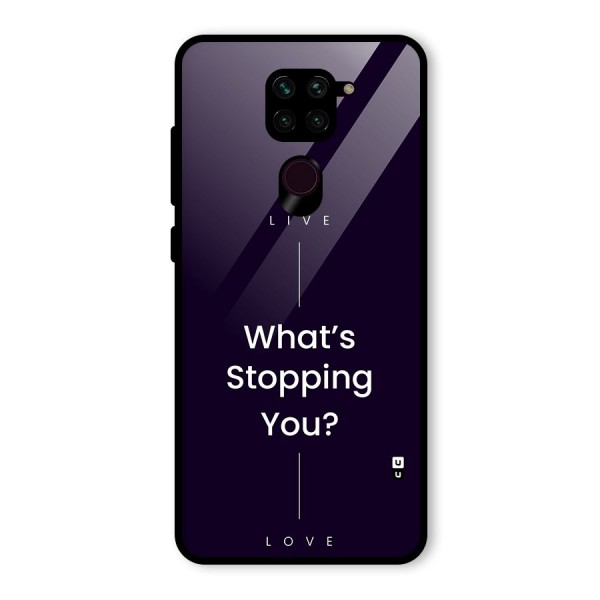 What Stopping You Glass Back Case for Redmi Note 9