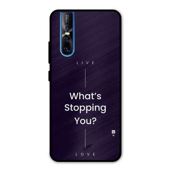 What Stopping You Metal Back Case for Vivo V15 Pro