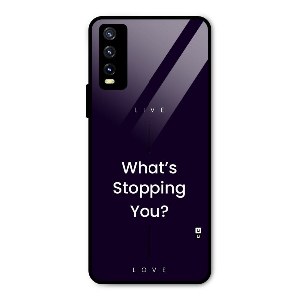 What Stopping You Metal Back Case for Vivo Y20 2021