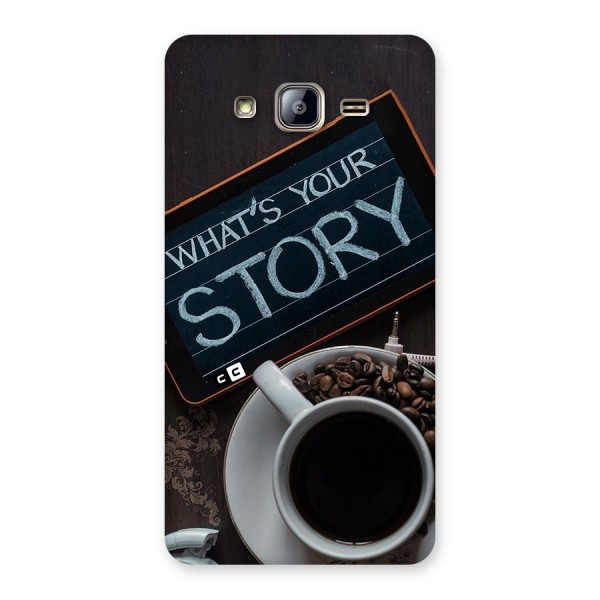 Whats Your Story Back Case for Galaxy On5