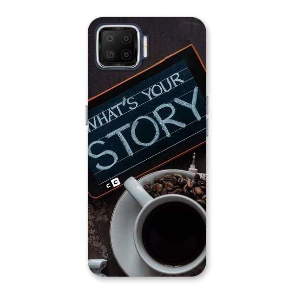 Whats Your Story Back Case for Oppo F17