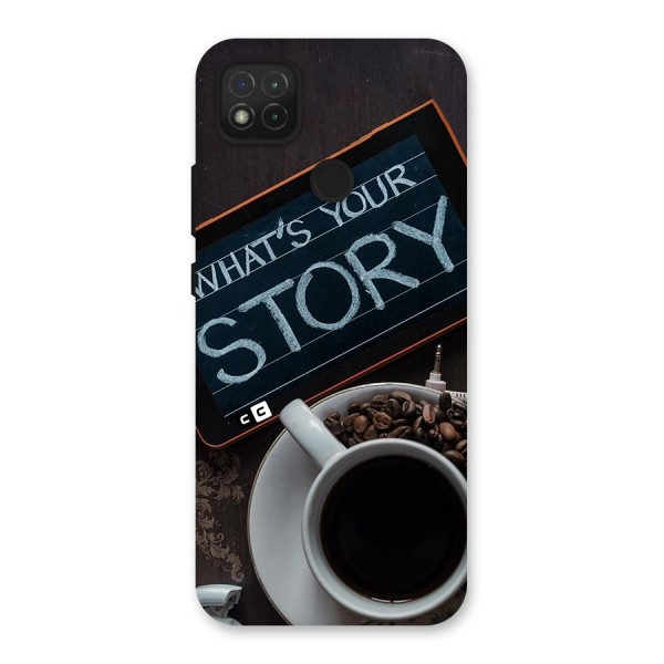 Whats Your Story Back Case for Redmi 9 Activ