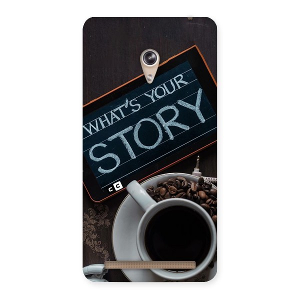 Whats Your Story Back Case for Zenfone 6