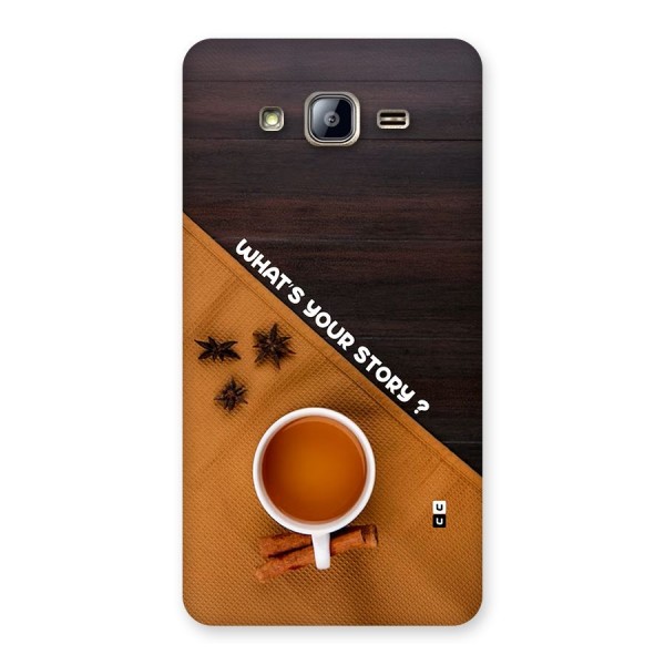 Whats Your Tea Story Back Case for Galaxy On5