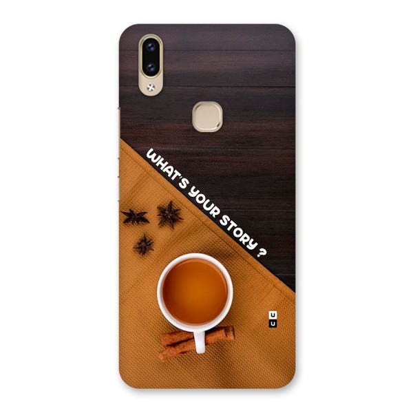 Whats Your Tea Story Back Case for Vivo V9