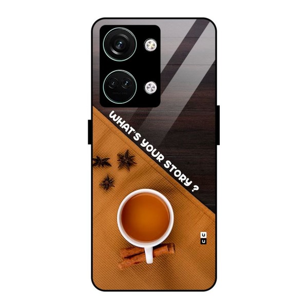 Whats Your Tea Story Glass Back Case for Oneplus Nord 3