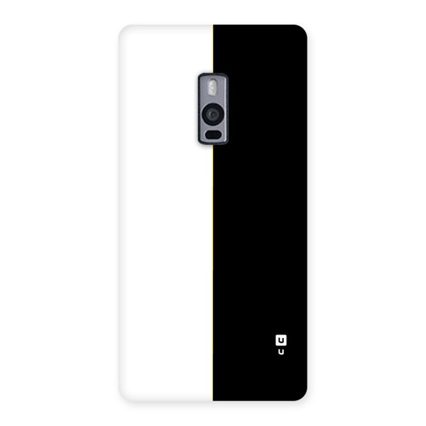 White Black Super Minimalistic Back Case for OnePlus 2