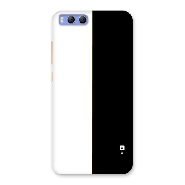 White Black Super Minimalistic Back Case for Xiaomi Mi 6