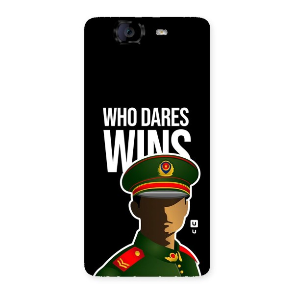 Who Dares Wins Back Case for Canvas Knight A350