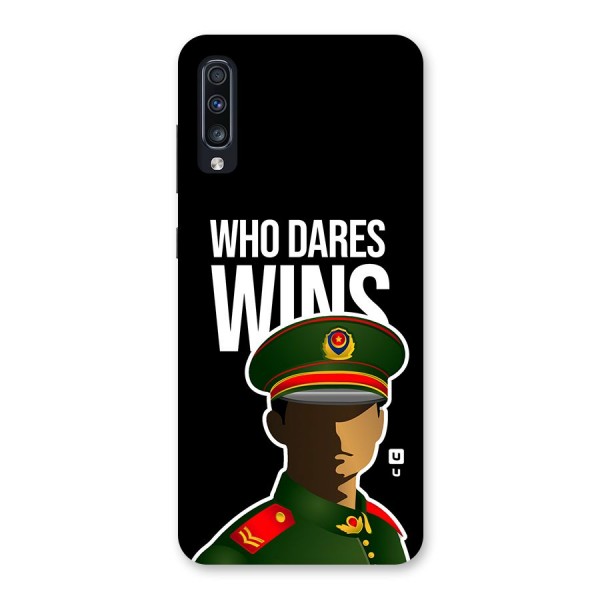 Who Dares Wins Back Case for Galaxy A70s